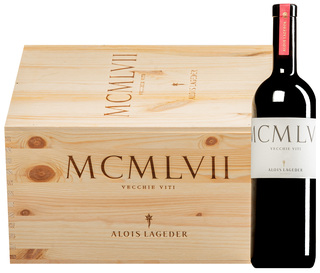 "MCMLVII" Merlot Vigneti delle Dolomiti DOC 2020 (BIO) <br>6 bouteilles en boîte originale en bois
