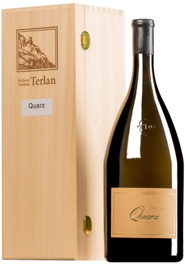"Quarz" Sauvignon Bianco Alto Adige Terlano DOC 2024 <br>Doppel-MAGNUM in Original-Holzkiste