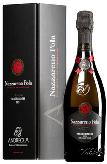 "Nazzareno Pola Etichetta del Fondatore Dirupo" Valdobbiadene Superiore Rive di Santo Stefano DOCG 2025 extra dry <br>en boîte cadeau