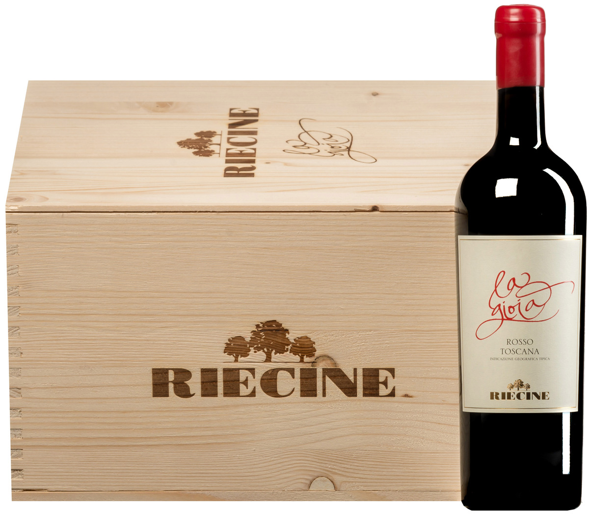 "La Gioia" Toscana Rosso IGT 2017 6 Flaschen in OriginalHolzkiste