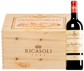 "Castello di Brolio" Chianti Classico Gran Selezione Gaiole DOCG 2021 <br>6 bouteilles en boîte originale en bois