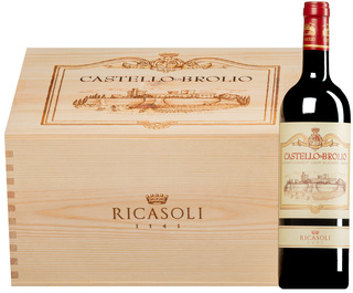 "Castello di Brolio" Chianti Classico Gran Selezione Gaiole DOCG 2023 <br>6 Flaschen in Original-Holzkiste