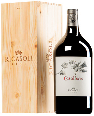 "Casalferro" Rosso Toscana IGT 2019 <br>Double MAGNUM en boîte originale en bois