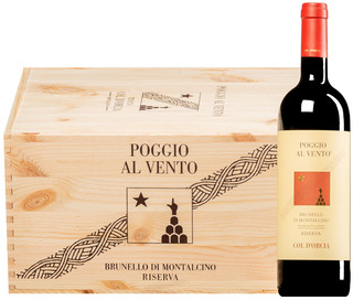 Brunello di Montalcino "Poggio al Vento" Riserva DOCG 2016 (BIO) <br>6 bottles in OWC
