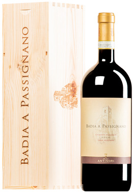 "Badia a Passignano" Chianti Classico Gran Selezione S. Donato in Poggio DOCG 2022 <br>MAGNUM in Original-Holzkiste