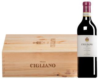 "Villa Cigliano" Chianti Classico Gran Selezione San Casciano DOCG 2021 <br>3 bottiglie in cassetta di legno