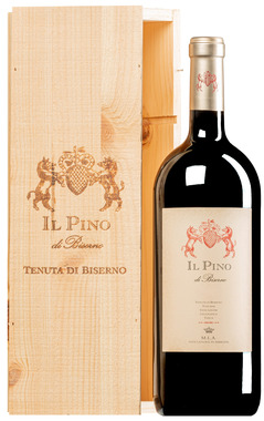 "Il Pino di Biserno" Toscana IGT 2023 <br>MAGNUM en boîte originale en bois