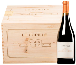 "Le Pupille" Syrah Toscana IGT 2021 <br>6 Flaschen in Original-Holzkiste