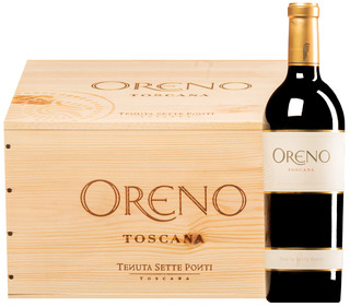 "Oreno" Rosso Toscana IGT 2023 (BIO) <br>6 Flaschen in Original-Holzkiste