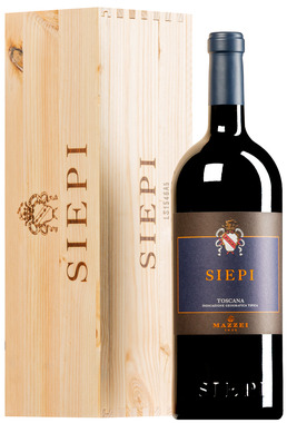 "Siepi" Rosso Toscana IGT 2021 <br>MAGNUM en boîte originale en bois