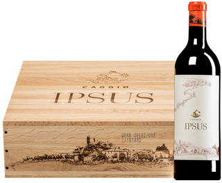 "Il Caggio IPSUS" Chianti Classico Gran Selezione DOCG 2018 <br>3 bouteilles en boîte originale en bois