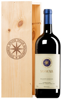 "Sassicaia" Bolgheri Sassicaia DOC 2023 <br>MAGNUM en boîte originale en bois