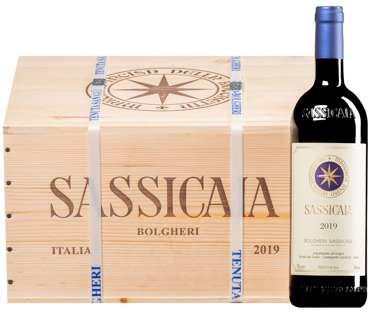  Sassicaia Bolgheri Sassicaia DOC 2019 6 Bottles In OWC Superiore de
