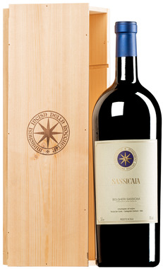 "Sassicaia" Bolgheri Sassicaia DOC 2023 <br>Double MAGNUM en boîte originale en bois