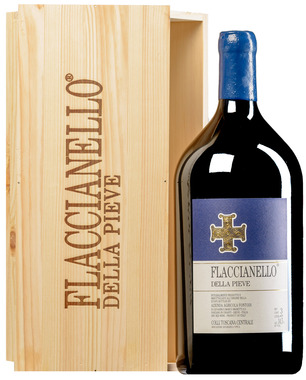 "Flaccianello della Pieve" Colli Toscana Centrale IGT 2022 (BIO) <br>Doppel-MAGNUM in Original-Holzkiste