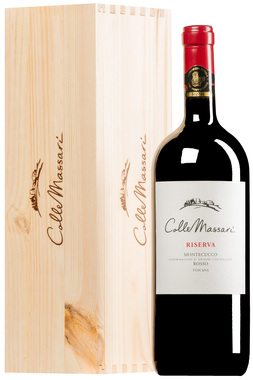 "Collemassari" Rosso Riserva Montecucco Toscana DOC 2022 (BIO) <br>MAGNUM in Original-Holzkiste