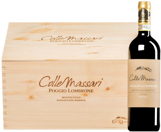 "Poggio Lombrone" Sangiovese Montecucco Riserva DOCG 2019 (BIO) <br>6 Flaschen in Original-Holzkiste