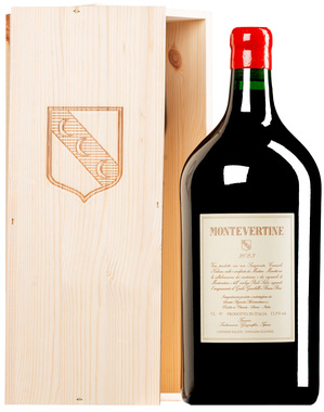"Montevertine" Rosso Toscana IGT 2023 <br>Double MAGNUM en boîte originale en bois