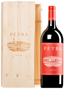 "Petra" Rosso Toscana IGT 2023 <br>MAGNUM in Original-Holzkiste