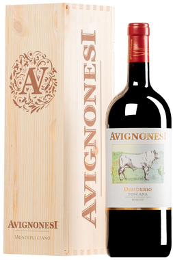 "Desiderio" Merlot Toscana IGT 2021 (BIO) <br>MAGNUM in Original-Holzkiste