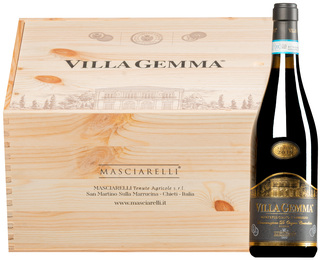 "Villa Gemma" Montepulciano d'Abruzzo Riserva DOC 2019 <br>6 bouteilles en boîte originale en bois