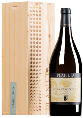 Chardonnay Sicilia Menfi DOC 2024 (BIO) <br>MAGNUM en boîte originale en bois