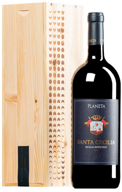 "Santa Cecilia" Nero d'Avola Sicilia Noto DOC 2020 <br>MAGNUM in cassetta di legno