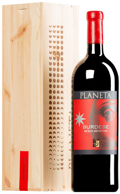 "Burdese" Rosso Sicilia Menfi DOC 2021 <br>Doppio MAGNUM in cassetta di legno