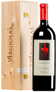 "Turriga" Isola dei Nuraghi IGT 2021 <br>Doppio MAGNUM in cassetta di legno