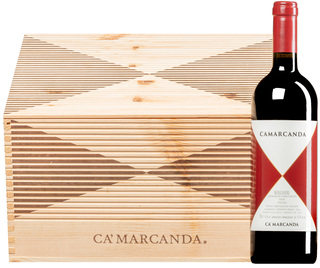 "Camarcanda" Bolgheri Rosso DOC 2021 <br>6 Flaschen in Original-Holzkiste