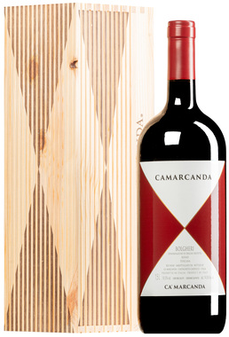 "Camarcanda" Bolgheri Rosso DOC 2023 <br>MAGNUM en boîte originale en bois