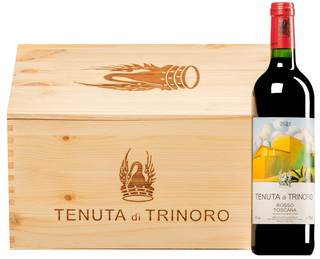 "Tenuta di Trinoro" Rosso Toscana IGT 2021 <br>6 Flaschen in Original-Holzkiste