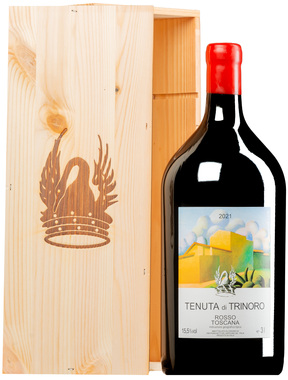 "Tenuta di Trinoro" Rosso Toscana IGT 2021 <br>Doppel-MAGNUM in Original-Holzkiste