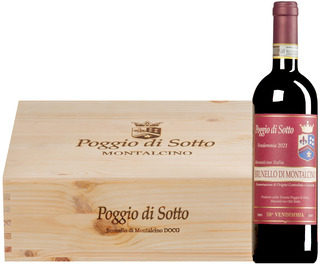 Brunello di Montalcino "30°vendemmia" DOCG 2021 (BIO) <br>3 bottiglie in cassetta di legno