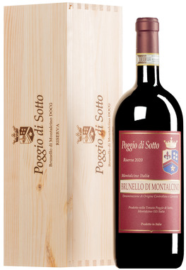Brunello di Montalcino Riserva DOCG 2020 (BIO) <br>MAGNUM in cassetta di legno