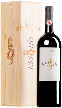 "Ridolfo" Rosso Toscano IGT 2018 (BIO) <br>MAGNUM en boîte originale en bois
