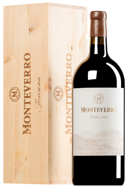 "Monteverro" Toscana IGT 2019 (BIO) <br>Doppel-MAGNUM in Original-Holzkiste