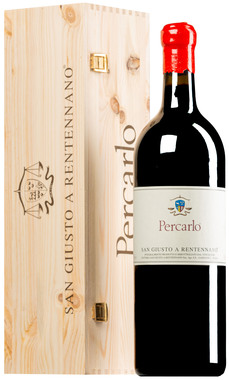 "Percarlo" Sangiovese di Toscana IGT 2022 (BIO) <br>Doppel-MAGNUM in Original-Holzkiste