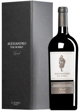 "Alessandro dal Borro" Syrah Valdarno di Sopra DOC 2018 (BIO) <br>MAGNUM in Geschenkkarton