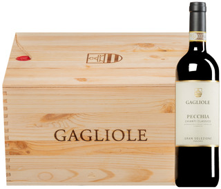 "Pecchia" Chianti Classico Gran Selezione Panzano DOCG 2021 (BIO) <br>6 bouteilles en boîte originale en bois