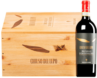 Brunello di Montalcino "Chiuso del Lupo" DOCG 2018 (BIO) <br>6 bouteilles en boîte originale en bois