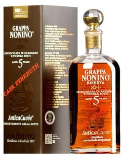 Grappa Antica Cuvée "5 anni Cask Strength" Barrique Riserva <br>in confezione regalo