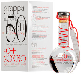 Grappa Cru Monovitigno Picolit "50 Anniversario" <br>in Geschenkkarton
