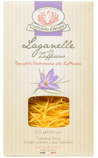 Laganelle all'uovo aromatizzato allo zafferano