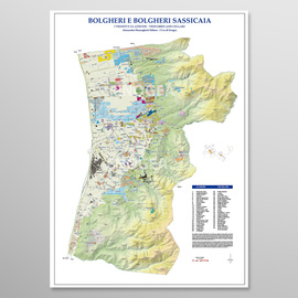 ENOGEA Karte "Bolgheri e Bolgheri Sassicaia" (EN/IT)